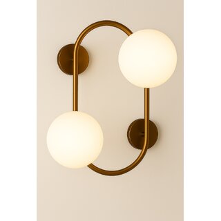 Chanya Haus LED Wall Light in Golden Finish Aluminium  with Three Lighting Modes (Warm White, Cool White, Daylight)