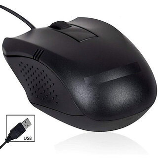 Universal Wired Optical Mouse | Ambidextrous Comfortable Design