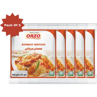 Testofo Bombay Biryani Masala  Authentic Mumbai Biryani Spice Blend for Chicken, Mutton, Veg  Egg Biryani (Pack of 5)