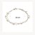 Techiefox Elegant Multi-Layered Metal Chain Bracelet with Lustrous Pearls  Stylish Designer Wrist Accessory for Women