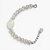 Techiefox Transparent Crystal Beaded Bracelet Featuring Statement Oval Bead  Graceful, Light-Catching Jewelry