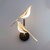 Chanya Haus Bird Wall Light – Aluminum Black Body, Multi-Color Lighting (Warm, Cool, Daylight)