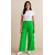 Sands Store Women Relaxed Green Viscose Rayon Trousers