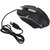Ms11 Wired 1600Dpi Gaming Mouse, Black, Usb, 3 Buttons + Wheel, Ergonomic, Portable, Windows/Macos