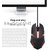 Ms11 Wired 1600Dpi Gaming Mouse, Black, Usb, 3 Buttons + Wheel, Ergonomic, Portable, Windows/Macos