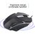 Ms11 Wired 1600Dpi Gaming Mouse, Black, Usb, 3 Buttons + Wheel, Ergonomic, Portable, Windows/Macos