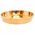 Brass Bhog/Prasad Plate Small in Size(20 pcs) Brass (20 Pieces, Gold)