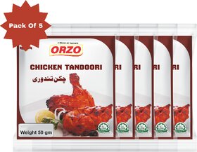 Testofo Chicken Tandoori Masala  Authentic Indian Spice Blend for Perfectly Chicken at Home (Pack of 5)