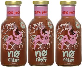 No Filter Red Grape Rumors 100 Grape Juice That Spills Tea  No Sugar Added  No Preservatives  (355ml x Pack Of 3)