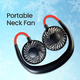 BIYANKA Rechargeable  Portable Neck Fan - Multicolours