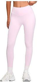 Sherox Ankle Length Western Wear Legging (Pink, Solid)