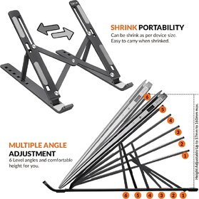 ErgoLift Adjustable Portable Aluminium Laptop Stand