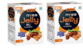 (Pack of 2) MyDreem Miss Jelly Imli Flavor | 85 Pcs Smooth Jiggly Candy Treat per Box, Kids & Adults