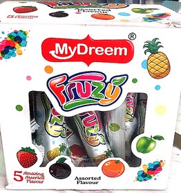 MyDreem Fruzy Jelly Assorted Flavor, Smooth  Jiggly Candy Treat for Kids  Adults 30 Pcs in Each box