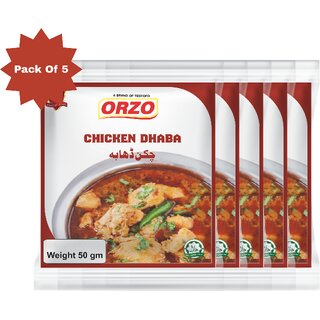 Testofo Chicken Dhaba Masala  Authentic Indian Spice Blend for Rich and Flavorful Dhaba-Style Chicken Curry (Pack of 5)