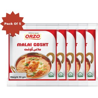 Testofo Malai Ghosht Masala  Authentic Indian Creamy Mutton Curry Spice Blend for Home Cooking (Pack of 5)