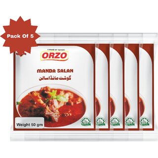 Testofo Manda Salan Masala  Traditional Handcrafted Indian Spice Mix to Enhance the Flavor of Manda Salan (Pack of 5)