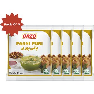 Testofo Pani Puri Masala  Authentic Indian Street Food Spice Blend for Perfect Spicy Pani Puri at Home (Pack of 5)