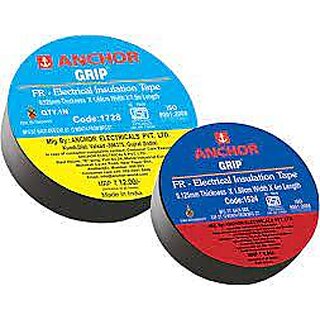 BIYANKA PVC Insulation Electrical Tape 3/4 X8YardsX0.125mm , MULTICOLORED - Pack of