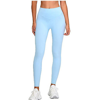Sherox Ankle Length  Western Wear Legging (Light Blue, Solid)