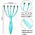 Handheld Scalp Massager  5-Claw Manual Head Massage Comb with Rolling Balls for Scalp Hair Massage