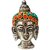 Tiny Shiny Buddha Metal Statue igurine with Colorful Stones Agarbatti Holder for Pooja room, living room for gift