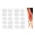 Invisible Support for Earrings Earlobe Tapes and Stickers for Earrings Support Patches for Girls  Women (Pack of 50)