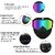 Anti-Scratch UV Goggle Mask  Windproof, Detachable Eyewear for Cycling  Racing