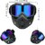 Anti-Scratch UV Goggle Mask  Windproof, Detachable Eyewear for Cycling  Racing