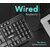 Wired Full-Size Keyboard - Ideal for Gaming and Office Use
