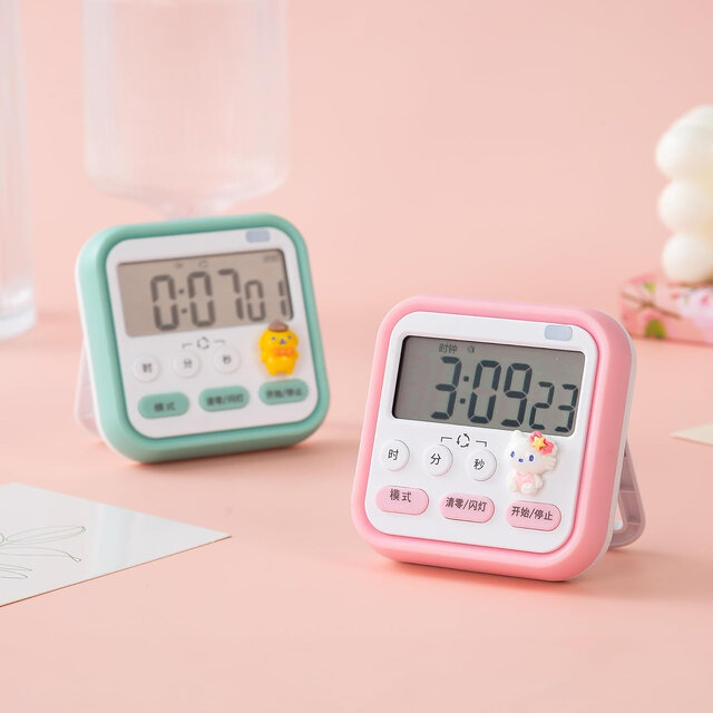 Buy Digital Timer Clock with Stopwatch 2 Alarm Modes, Beep Sound ...