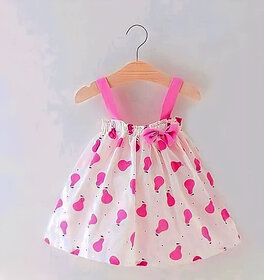 Little Mama Disney Princess Baby Girls Midi/Knee Length Casual Dress(White, Sleeveless)