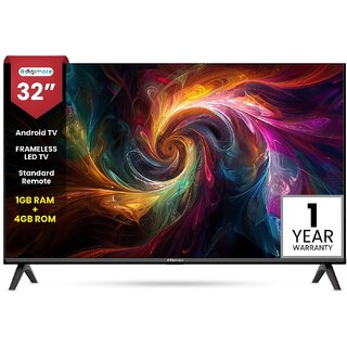 Digimate 32 inches HD Ready Android TV 2025 Edition with Remote (DG-LED-3201, Black) 1 Year Warranty