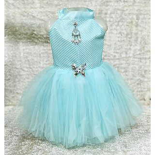 Little Mama Disney Princess Baby Girls Midi/Knee Length Party Dress(Pink, Sleeveless)