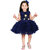 Little Mama Baby Girls Midi/Knee Length Party Dress(Blue, Sleeveless)