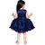 Little Mama Baby Girls Midi/Knee Length Party Dress(Blue, Sleeveless)