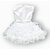 Little Mama Disney Princess Baby Girls Midi/Knee Length Party Dress(White, Sleeveless)