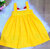 Little Mama Disney Princess Baby Girls Midi/Knee Length Casual Dress(Yellow, Sleeveless)