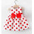 Little Mama Baby Girls Mini/Short Casual Dress(Red, Sleeveless)