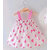 Little Mama Disney Princess Baby Girls Midi/Knee Length Casual Dress(White, Sleeveless)