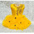 Little Mama Barbie Baby Girls Midi/Knee Length Party Dress(Yellow, Sleeveless)
