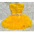 Little Mama Barbie Baby Girls Midi/Knee Length Party Dress(Yellow, Sleeveless)