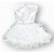 Little Mama Disney Princess Baby Girls Above Knee Festive/Wedding Dress(White, Sleeveless)