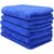 CIS Microfiber Towel 40x60 cm 350 GSM (Dark Blue)  Super Absorbent Cleaning Cloths for Car, Home, Kitchen (Pack of 4)