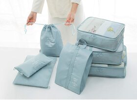 7-Piece Travel Packing Cubes Set  Luggage Organizer Bags and Travel Pouches for Easy Organization