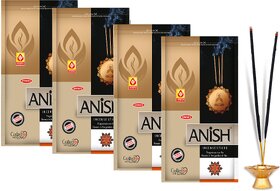 SPARSH AROMATICS Anish Agarbatti Handcrafted Mix Flower Fragrance Incense Sticks for a Relaxing Ambience(Pack of 4x110g)