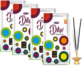 SPARSH AROMATICS Dilse Agarbatti  Long-Lasting Mix Flower Handcrafted Incense Sticks for Relaxation (Pack of 4 x 110g)