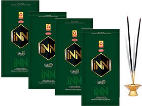 SPARSH AROMATICS INN Agarbatti Pure Floral Symphony Rolled Multi-Flower Sticks for a Aromatic Experience(Pack of 4x110g)