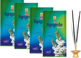 SPARSH AROMATICS Rajnigandha Agarbatti  Rajnigandha Flower Scented Handcrafted Incense Sticks (Pack of 4 x 110g)