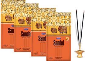 SPARSH AROMATICS Sandal Agarbatti  Long-Lasting Sandalwood Handcrafted Sticks for a Peaceful Ambience(Pack of 4 x 110g)